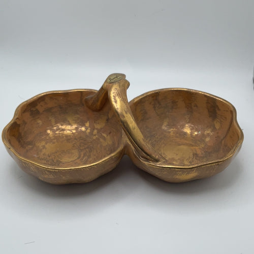 Gold colored bowls