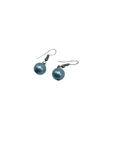 Lt. Blue bead earrings