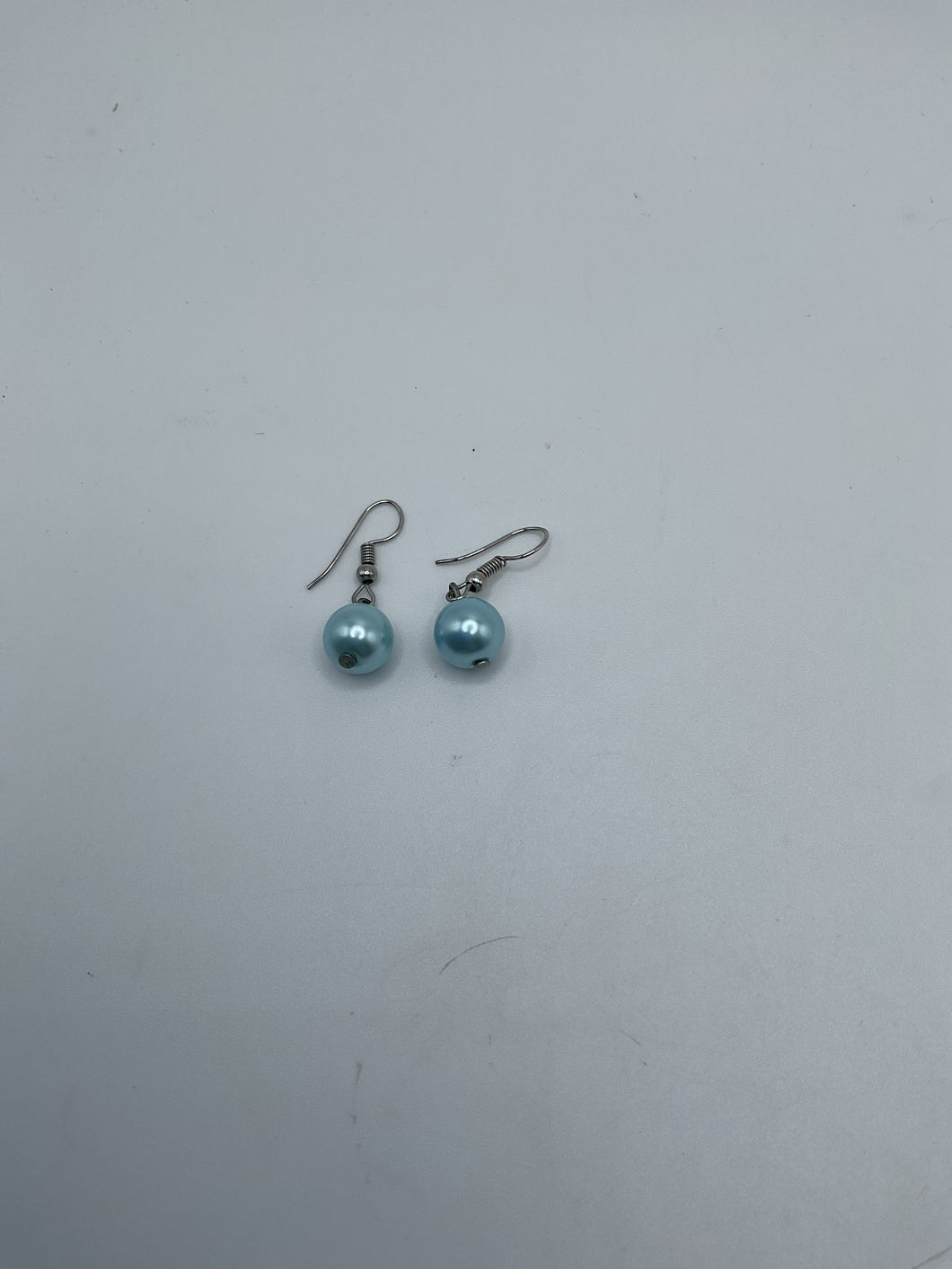 Lt. Blue bead earrings