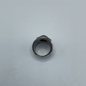 Black stone ring