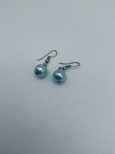 Load image into Gallery viewer, Lt. Blue bead earrings