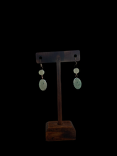 Load image into Gallery viewer, Aqua Dangle Earrings