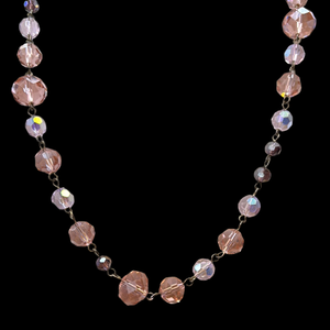 Pink Crystal Necklace