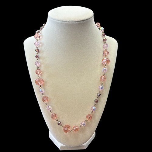 Pink Crystal Necklace