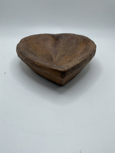 Brown wooden dish