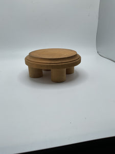 Small wooden candle stand