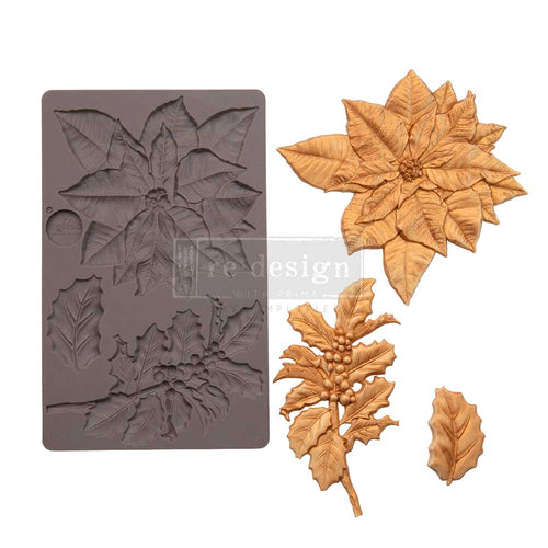 Perfect Poinsettia Decor Mould