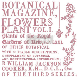 Botanical Encyclopedia Decor Stamp