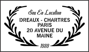 JRV Dreaux Chartes Stencil