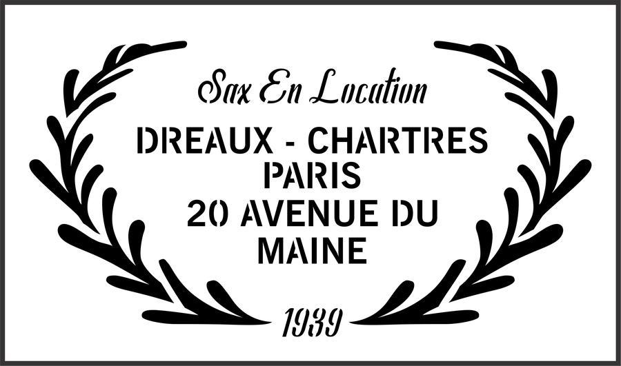 JRV Dreaux Chartes Stencil