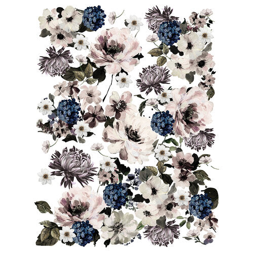 Dark Floral Transfer