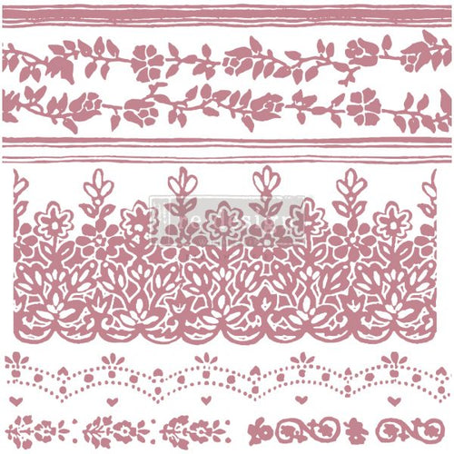 Decor Stamp - Floral Borders