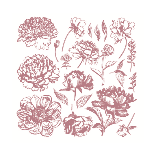 Decor Stamps - Linear Floral