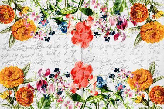 JRV - Summer Flower Garden Decoupage Paper