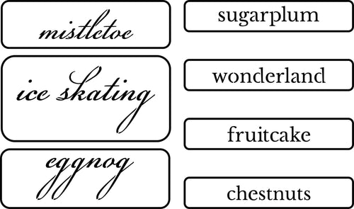 JRV CHRISTMAS WORD PACK