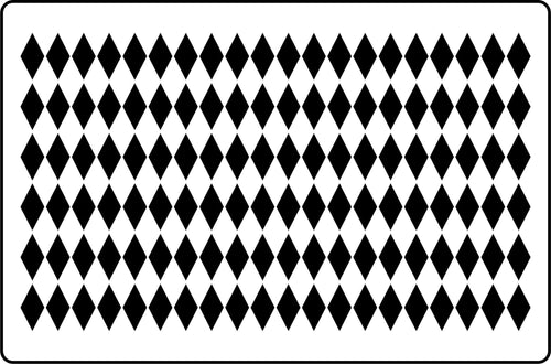 JRV DIAMOND PATTERN STENCIL