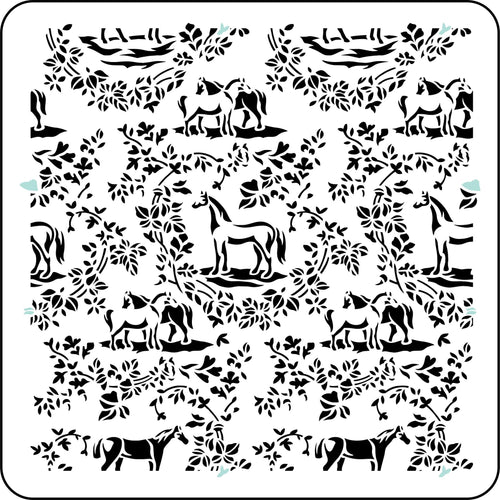 JRV HORSE TOILE STENCIL