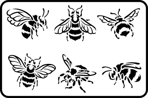 Bees Stencil