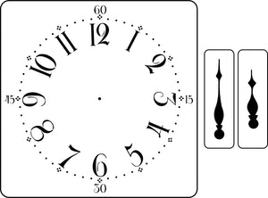 Mora Clock Stencil