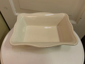Bico Beige Ceramic Serving Dish