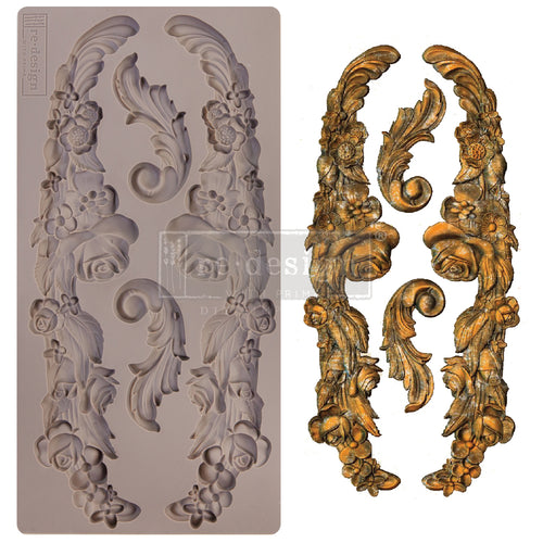 Delicate Floral Strands Moulds