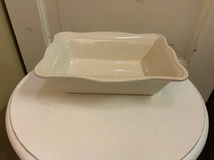 Bico Beige Ceramic Serving Dish