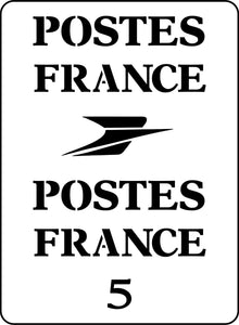 JRV FRENCH STAMP STENCIL