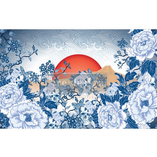 Skull Chinoiserie Decor Tissue