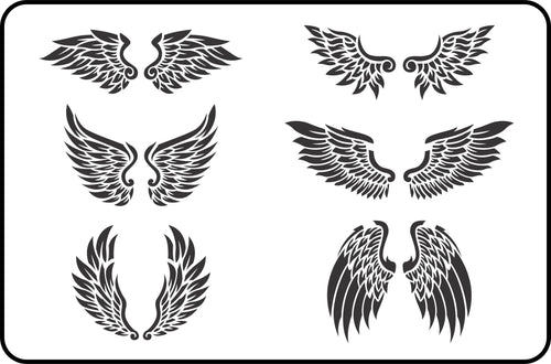 JRV WINGS STENCIL